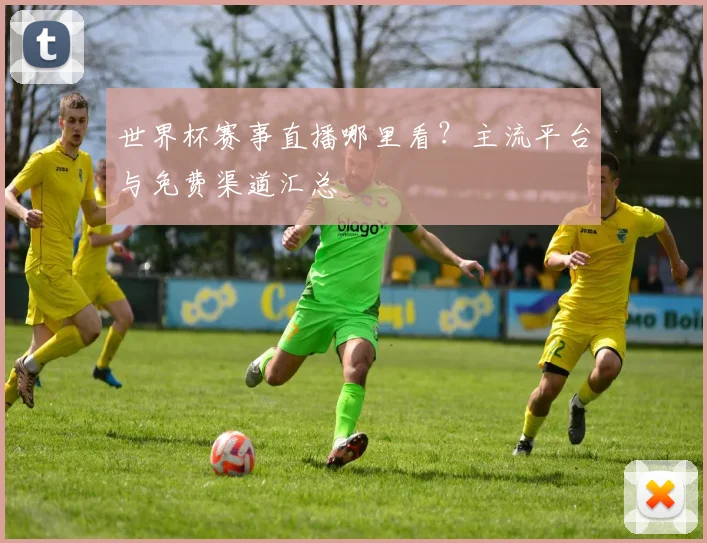 世界杯赛事直播哪里看?主流平台与免费渠道汇总